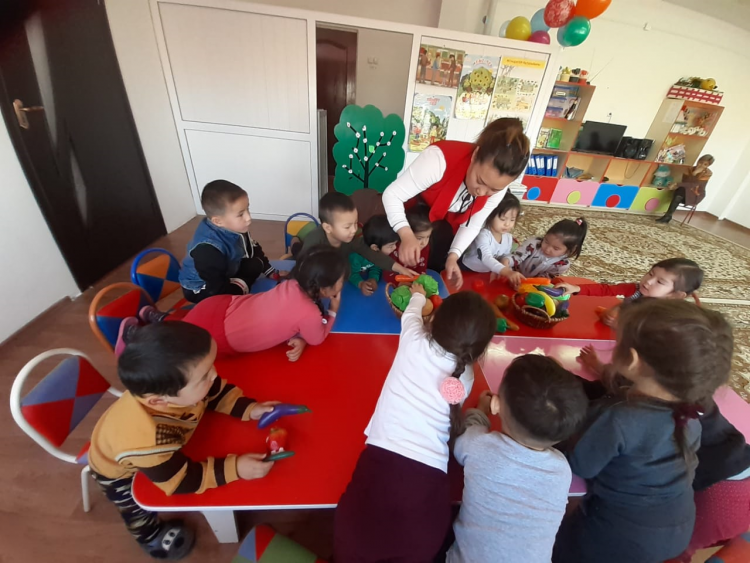 Балабақша  ашық  сабақ (көкөністер  мен  жеміс жидектер)